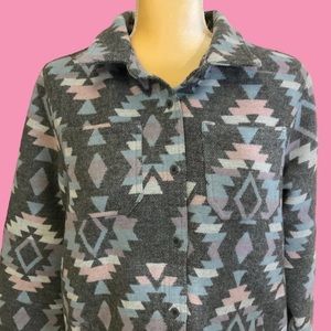 Stoic brand button-front heavyweight jacket size L